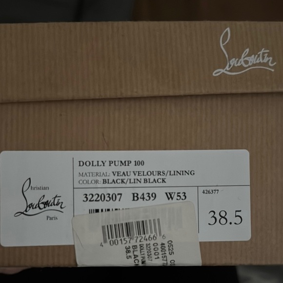 Christian Louboutin Dolly 100 Black Pumps - Picture 3 of 3